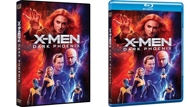 X-Men: Dark Phoenix nei formati DVD e Blu-ray
