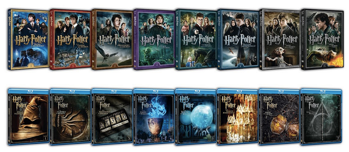 Le copertine singole dei film di Harry Potter (edizione 2016)