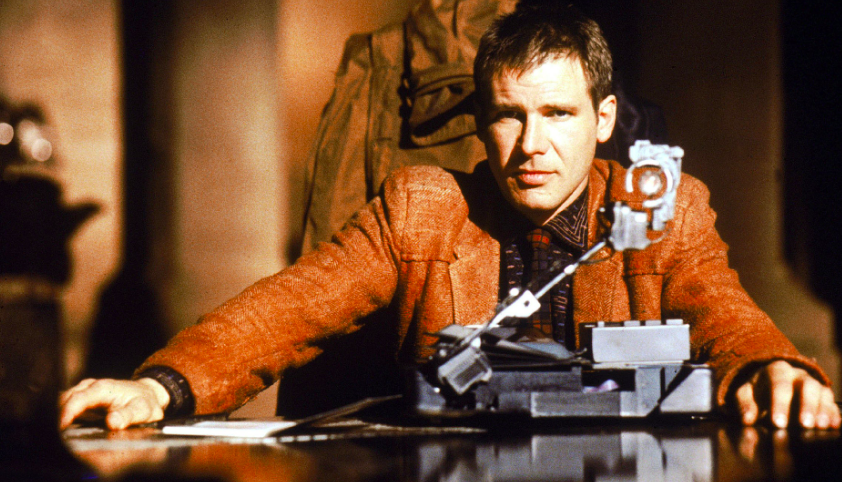Harrison Ford in una scena di Blade Runner