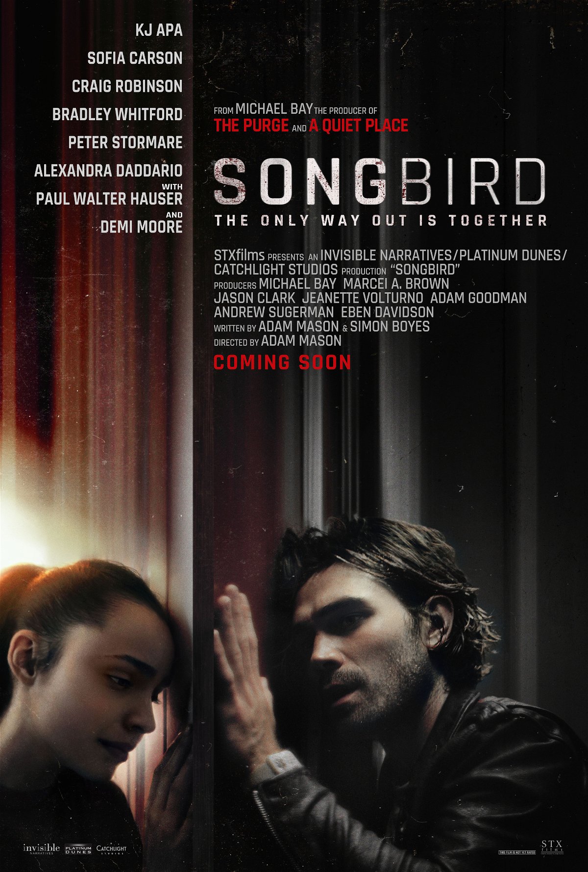 I due innamorati protagonisti di Songbird