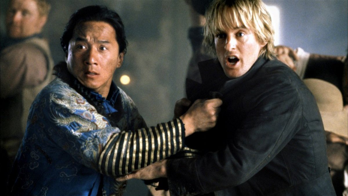 Jackie Chan e Owen Wilson, protagonisti di Pallottole Cinesi