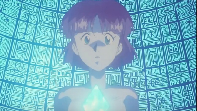 Nadia in una scena de Il mistero della pietra azzurra