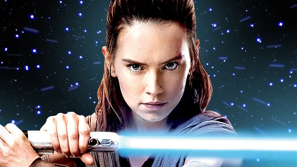 Rey protagonista di una still da Star Wars: Gli Ultimi Jedi