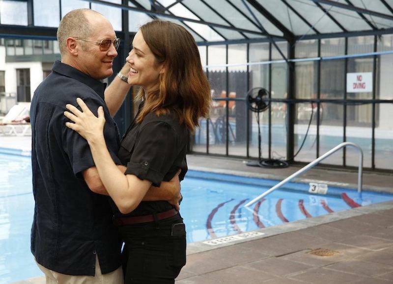 James Spader e Megan Boone in una scena di The Blacklist