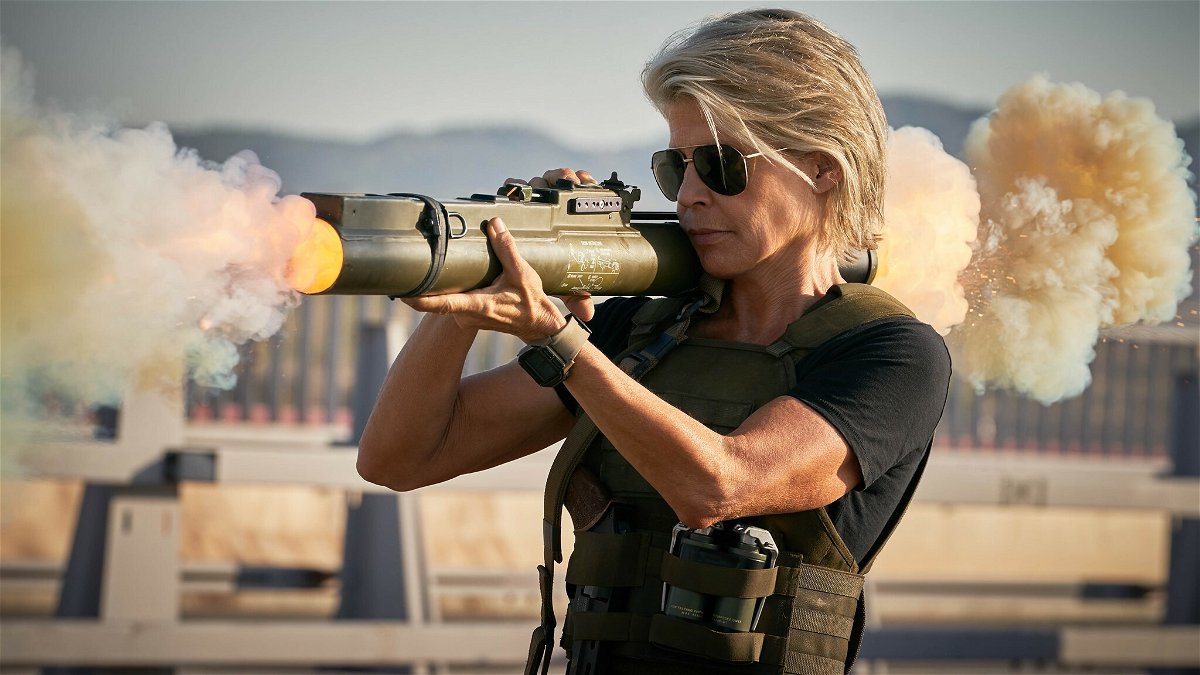 Linda Hamilton in Terminator: Destino oscuro