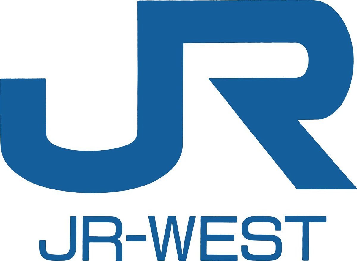 La compagnia ferroviaria giapponese JR West e il suo logo