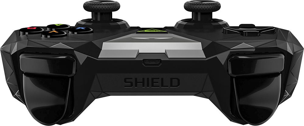 Clicca per vedere l'immagine originale Il retro del controller Nvidia Shield