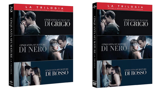 Clicca per vedere l'immagine originale Cinquanta sfumature - Home Video