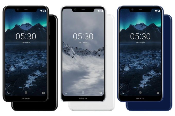 Il Nokia X5 è disponibile in tre colorazioni