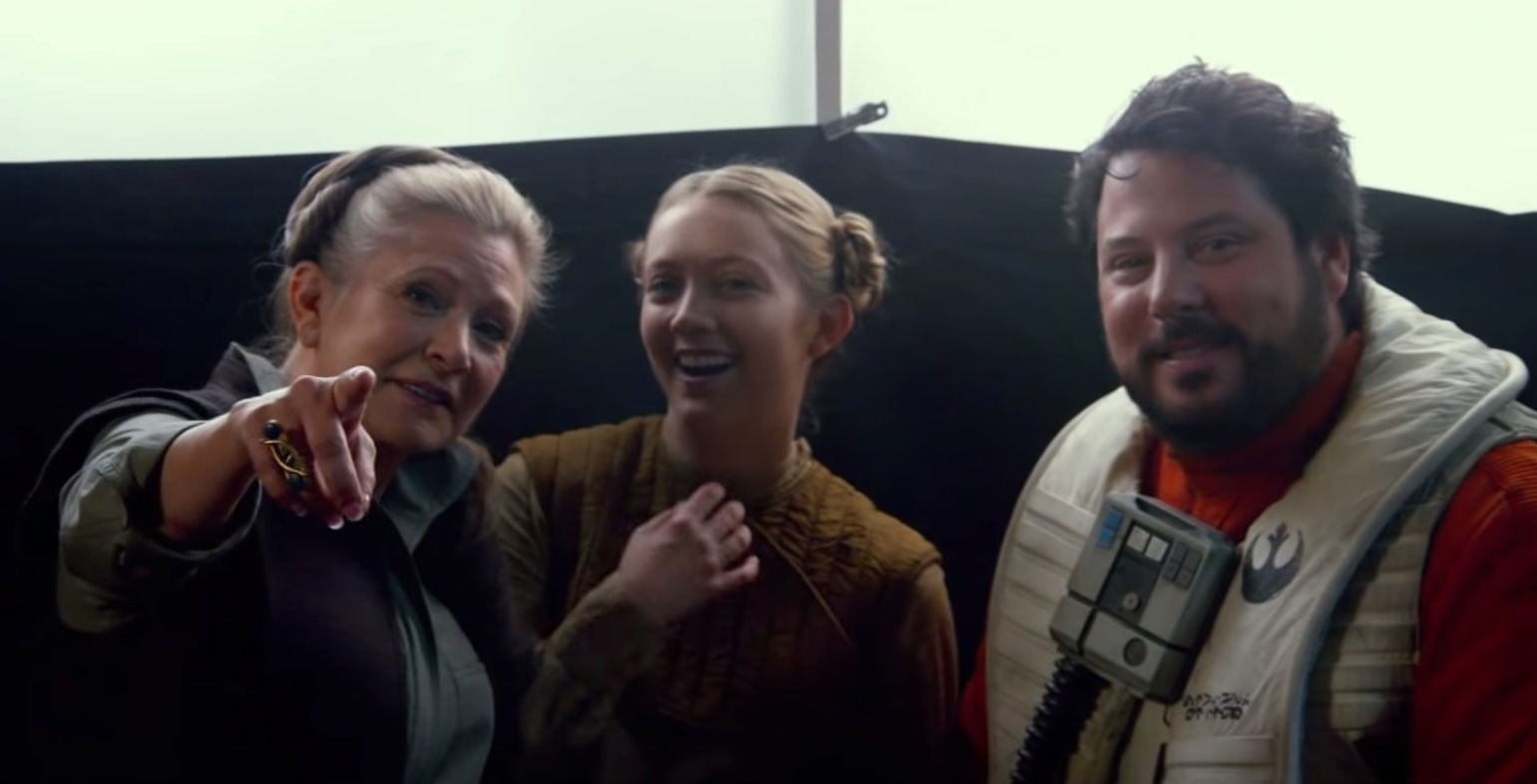 Carrie Fisher nella featurette Star Wars significa famiglia