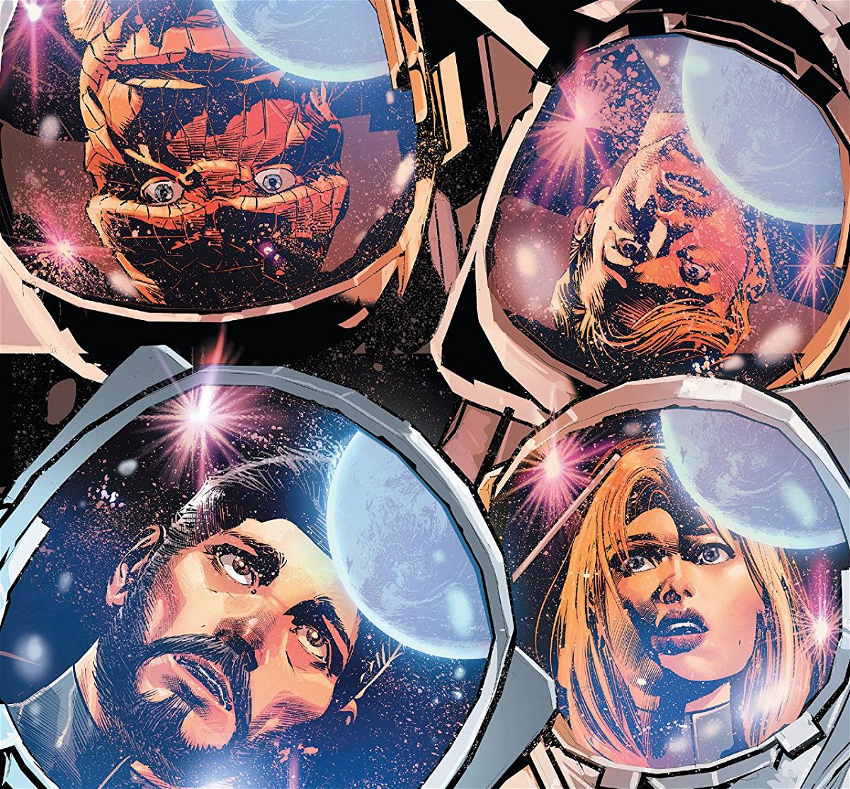 Dettaglio della cover di Fantastic Four #14