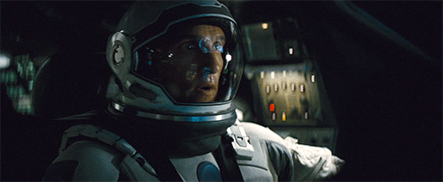 Matthew McConaughey in una scena di Interstellar
