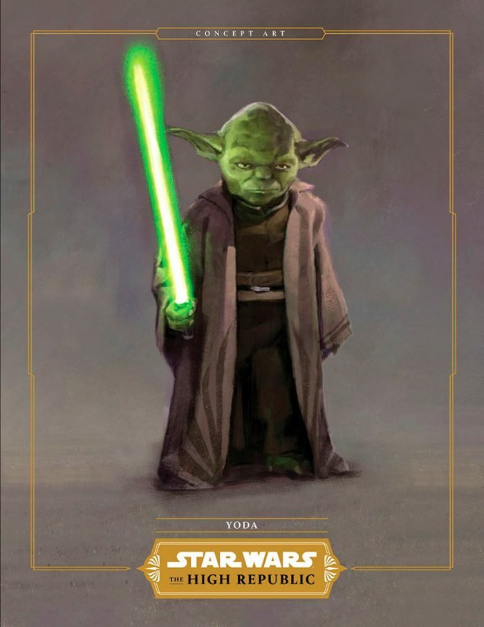 Un concept art di Yoda