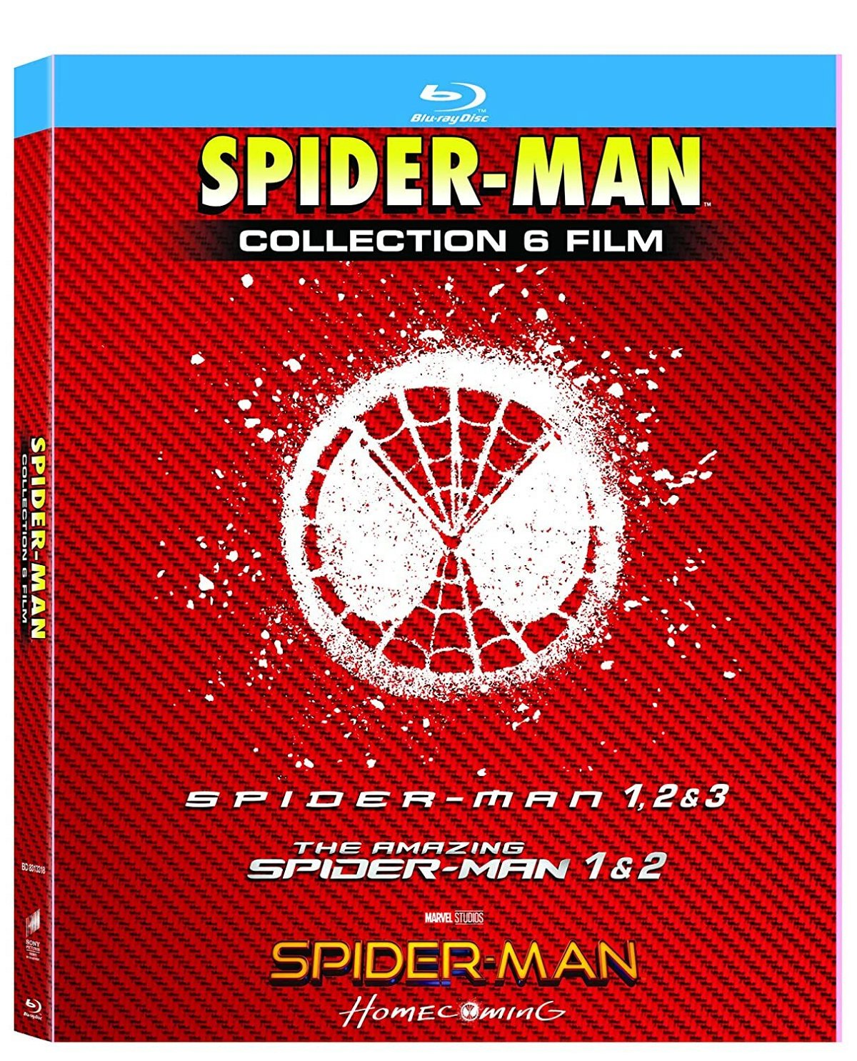 Copertina del cofanetto Blu-ray di Spider-Man