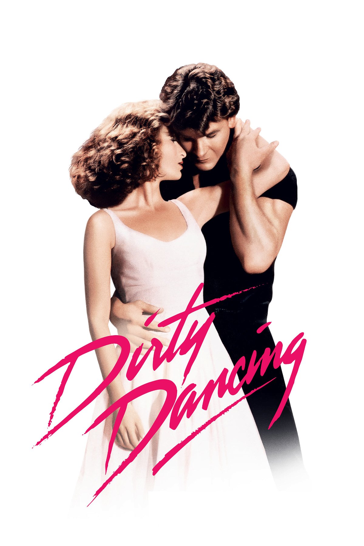 Patrick Swayze e Jennifer Grey nella locandina di Dirty Dancing