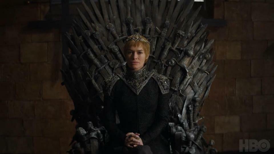 Cersei sull'Iron Throne