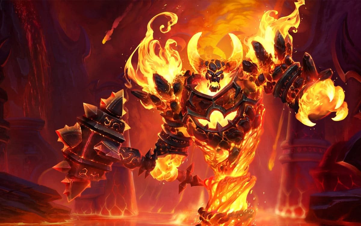 Ragnaros è il signore del fuoco creato da Blizzard