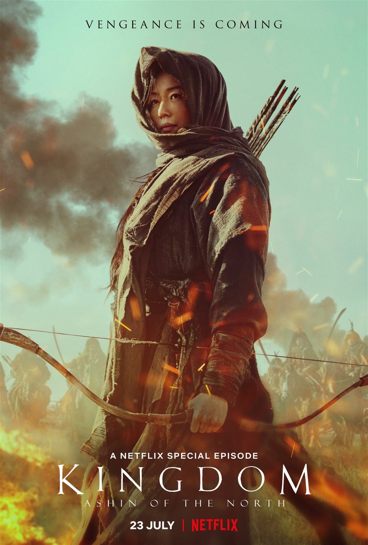 Gianna Jun nel poster dello speciale Kingdom: Ashin of the North