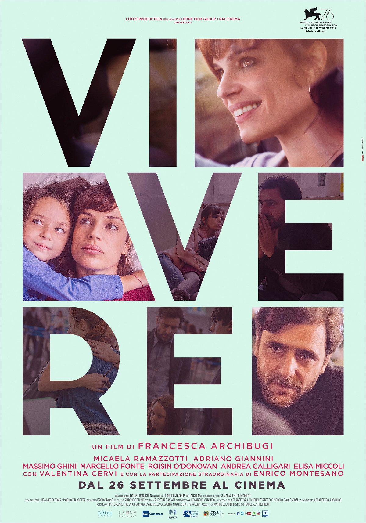 Il poster del film Vivere