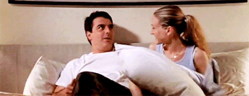 Sarah Jessica Parker e Chris Noth in Sex and the City