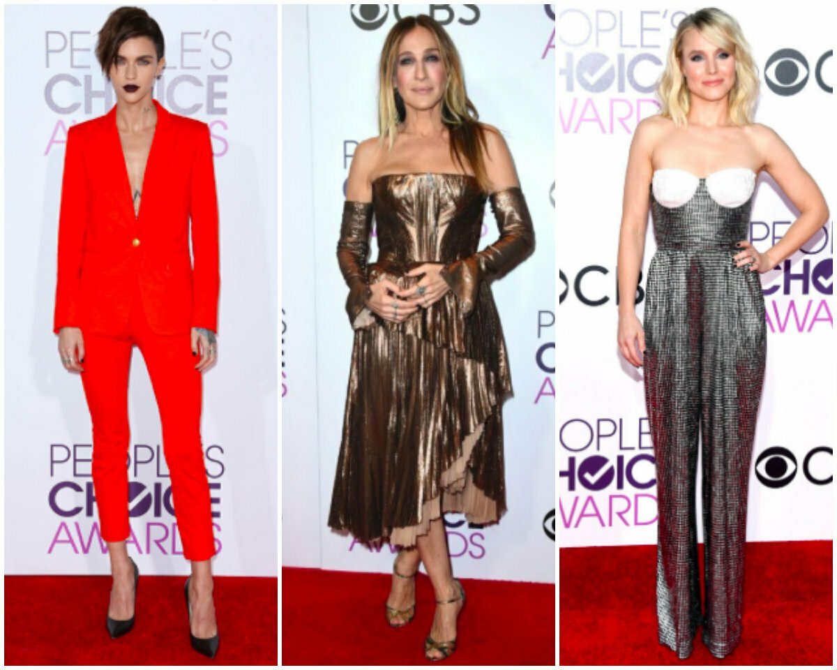 Ruby Rose, Sarah Jessica Parker, Kristen Bell e i look ai People's Choice Awards 2017