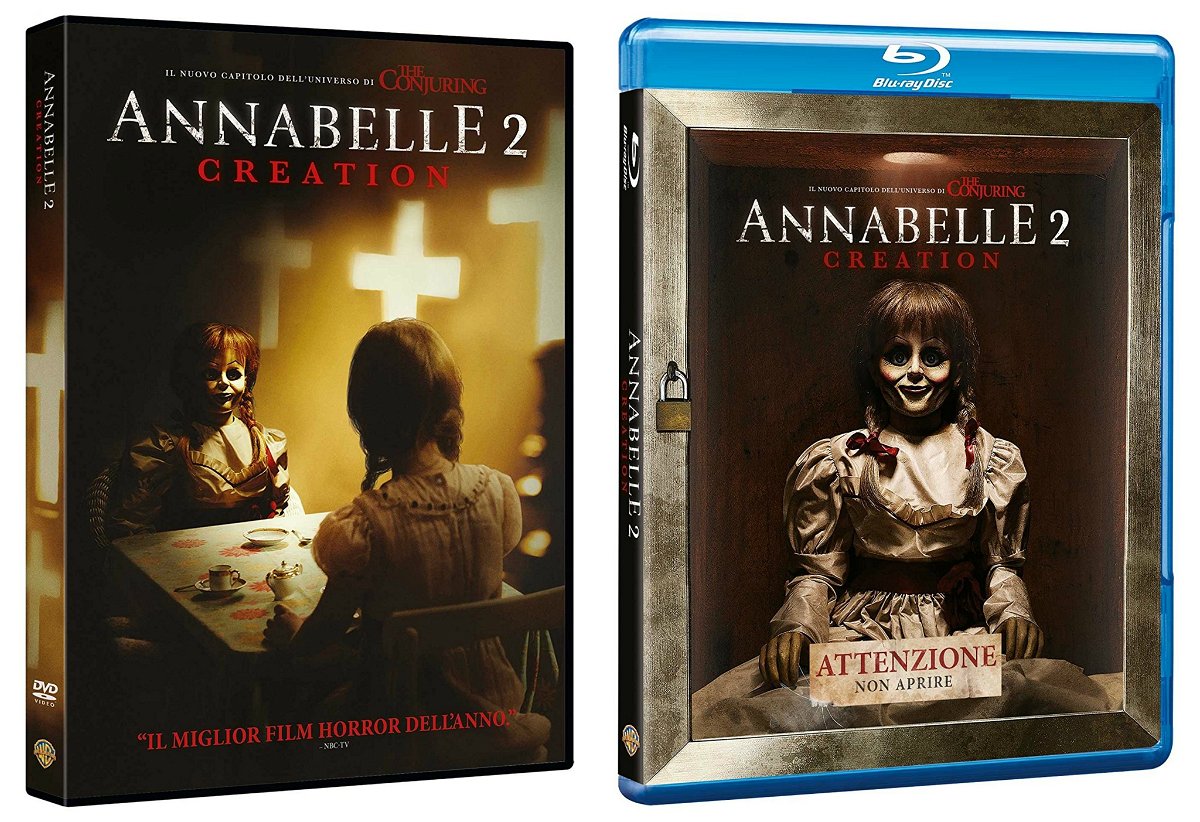 Le edizioni DVD e Blu-Ray di Annabelle 2