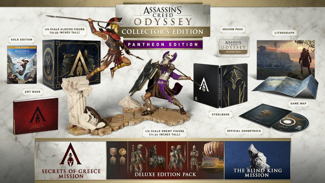 I contenuti della Pantheon Edition di Assassin's Creed Odyssey