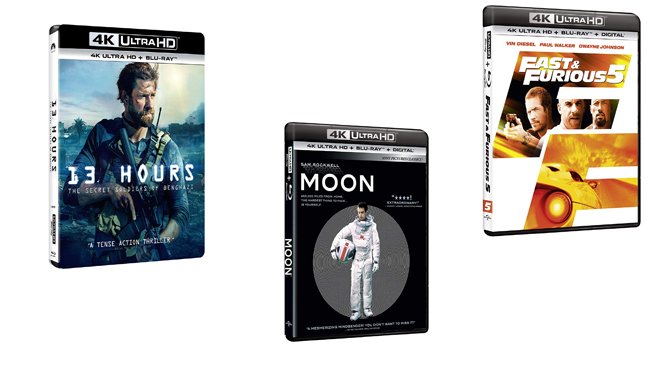 13 Hours - Moon - Fast & Furious 5  - Home Video - 4K Ultra HD