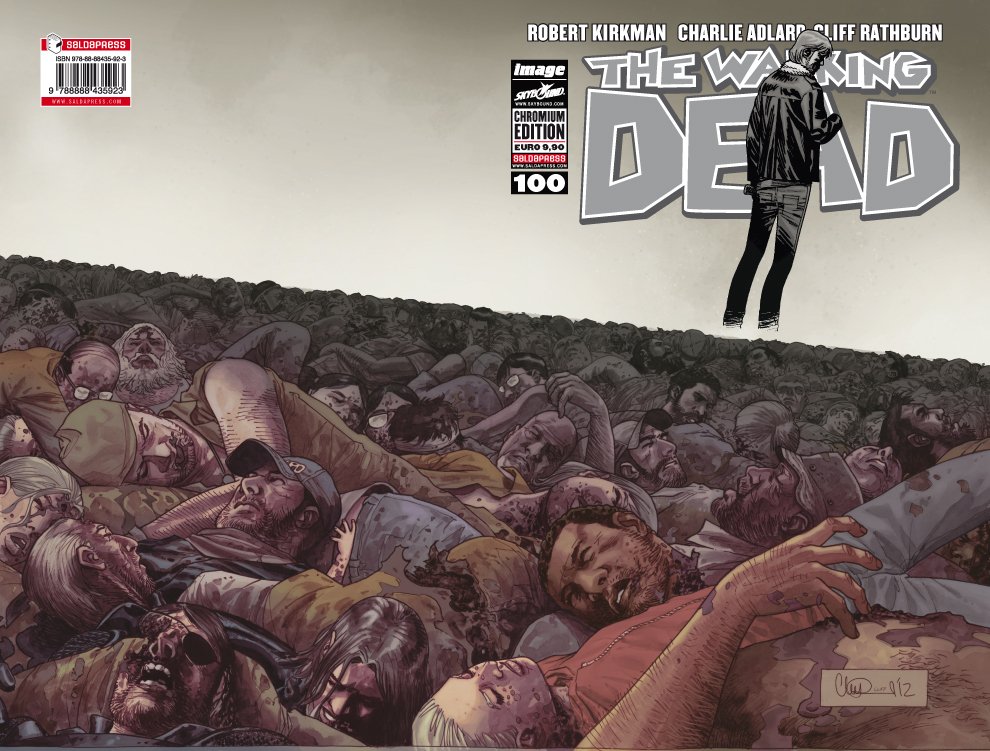 The Walking Dead: numero 100 con chromium cover