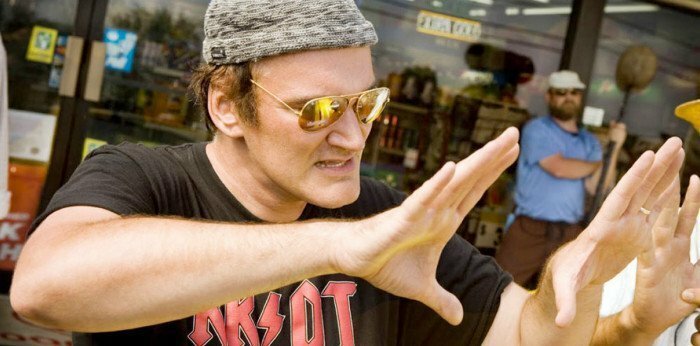 Tarantino sul set