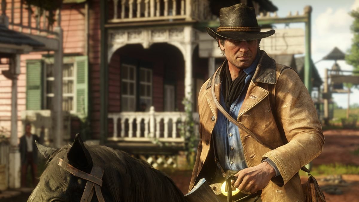 Uno screenshot del protagonista di Red Dead Redemption 2
