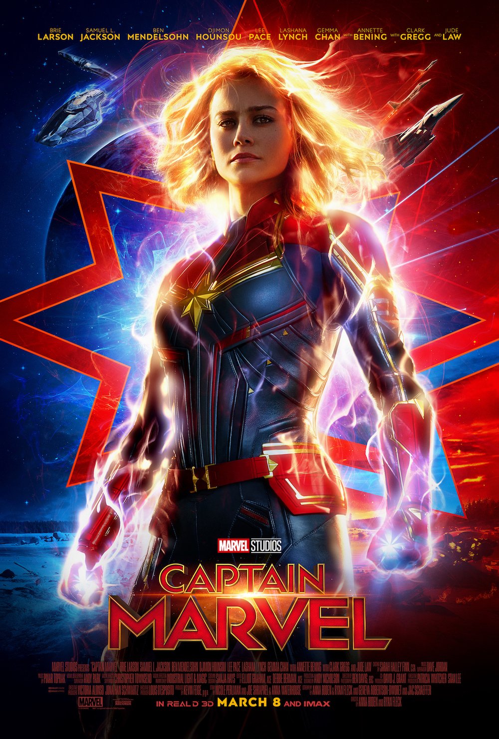 Il poster ufficiale di Captain Marvel