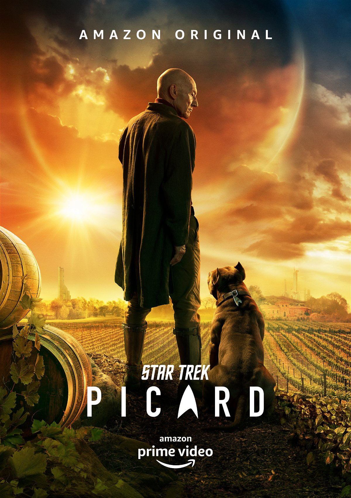 Jean-Luc Picard sul poster di Star Trek: Picard