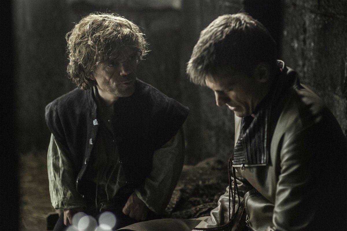Peter Dinklage e Nikolaj Coster-Waldau sul set di Game of Thrones