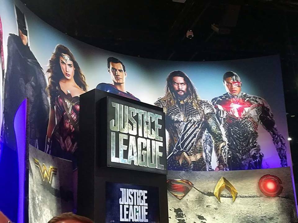 Lo stand dedicato a Justice League al San Diego Comic-Con 2017
