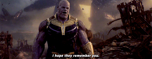 Thanos parla a Iron Man in Infinity War