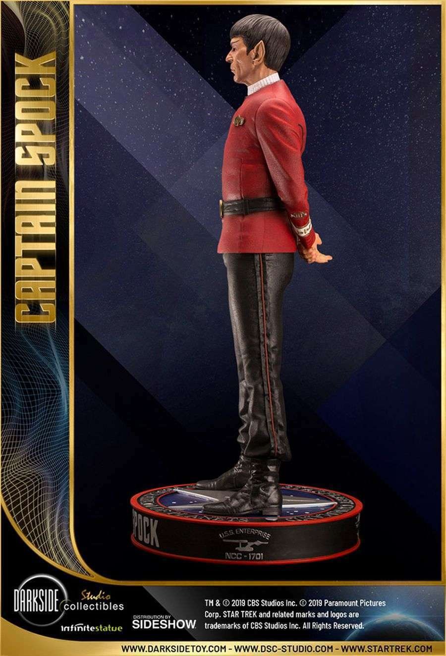 Capitan Spock, statua da collezione - fianco