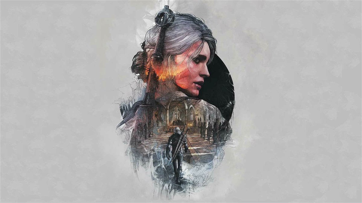 Artwork di Cirilla, coprotagonista nelle avventure del Witcher Geralt