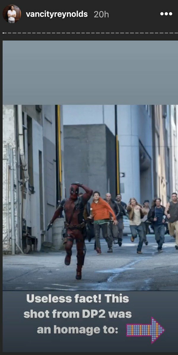 Deadpool 2: Ryan Reynolds mostra l'omaggio a Indiana Jones