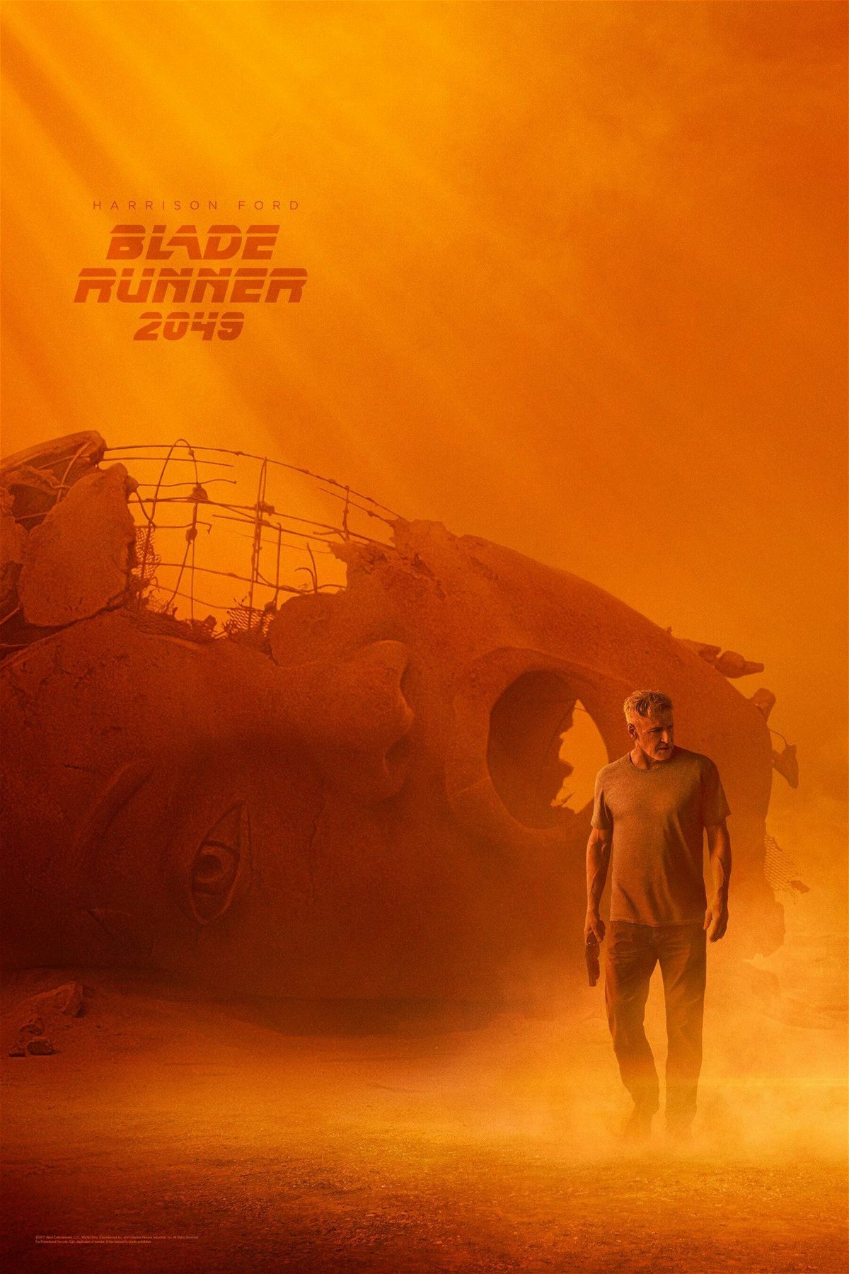 Poster di Harrison Ford in Blade Runner 2049