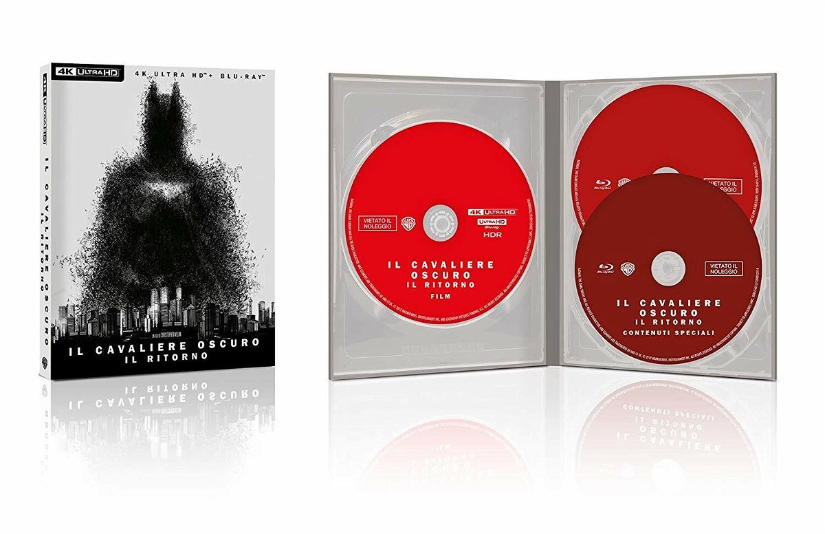 Copertina del cofanetto Blu-ray de Il Cavaliere Oscuro - Il Ritorno