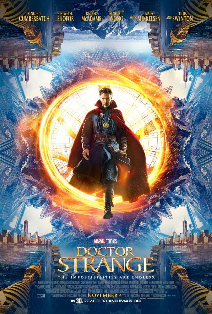 Benedict Cumberbatch è Doctor Strange nel poster del Comic-Con 2016