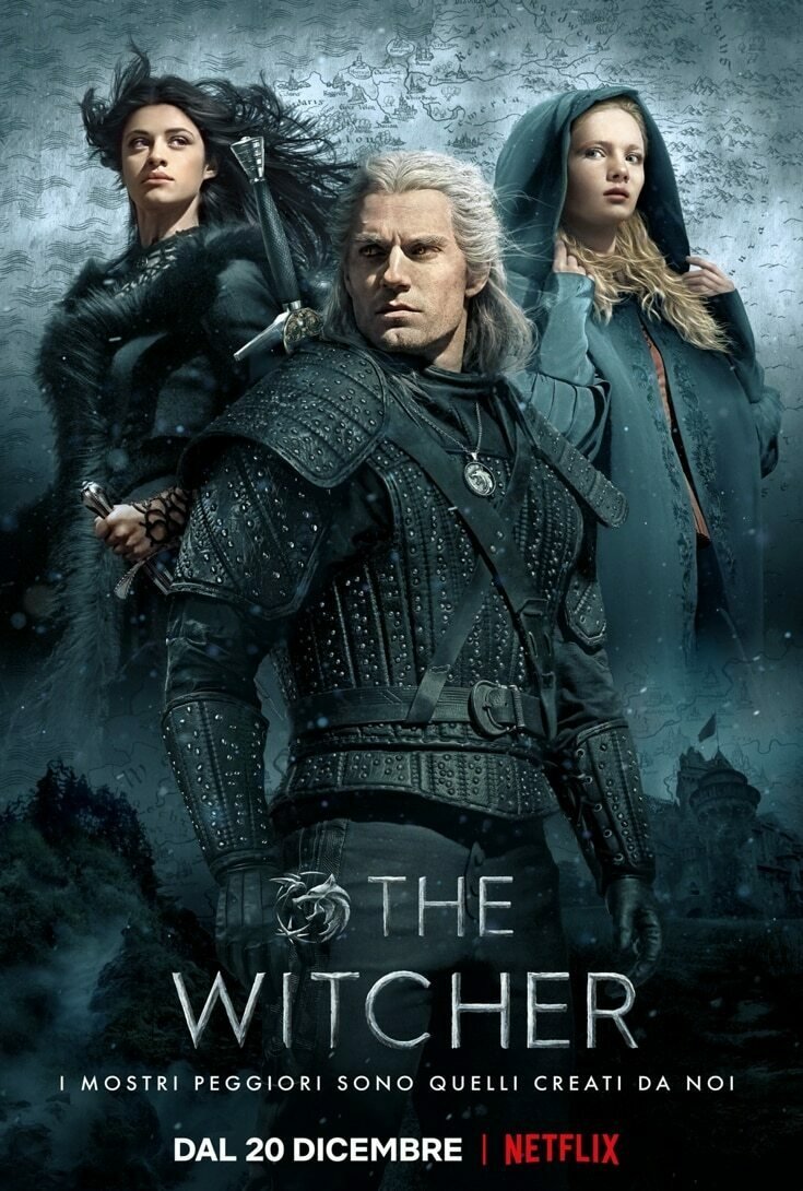 Il poster italiano di The Witcher