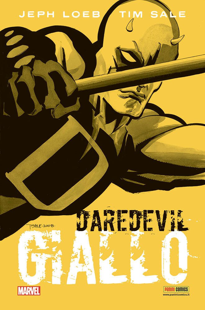 La cover dell'edizione definitiva di Daredevil: Giallo