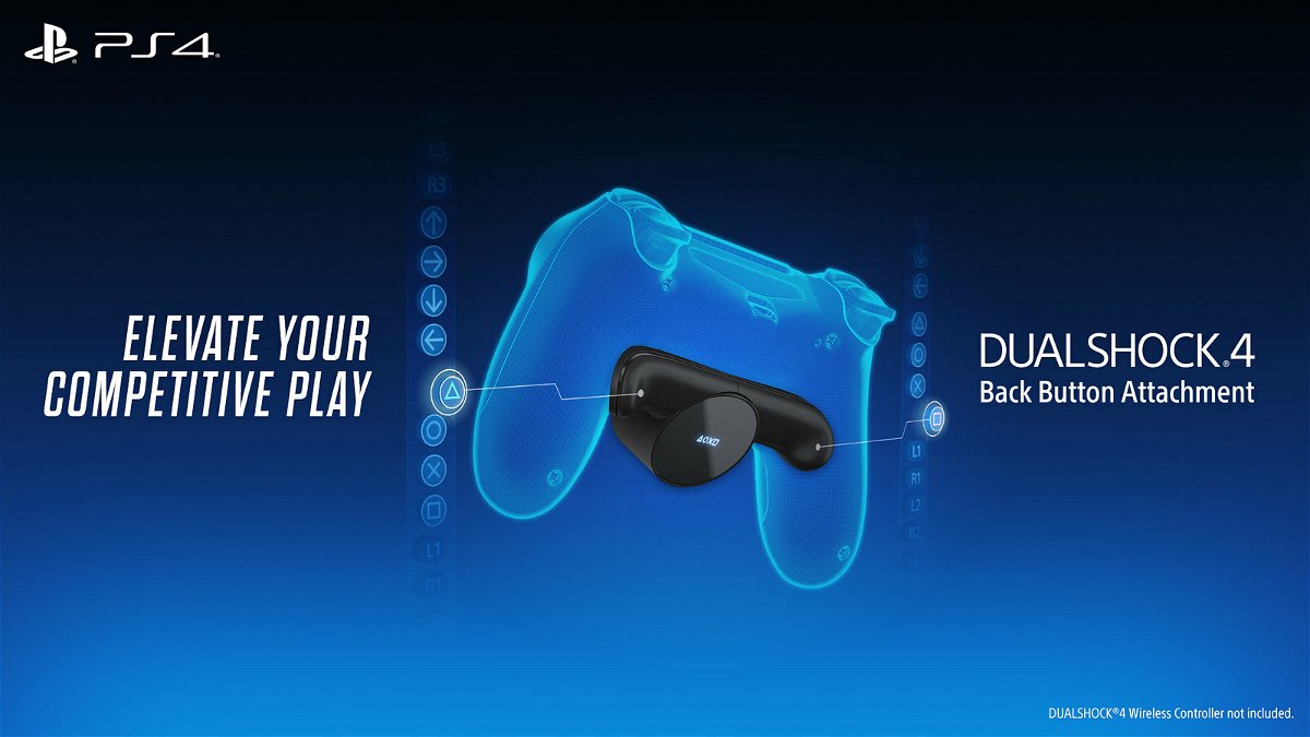 Un'immagine promozionale del nuovo accessorio per PS4