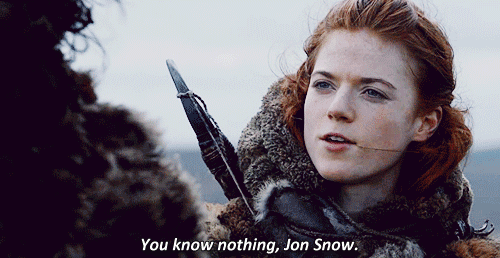 Gif da Game of Thrones su Jon Snow