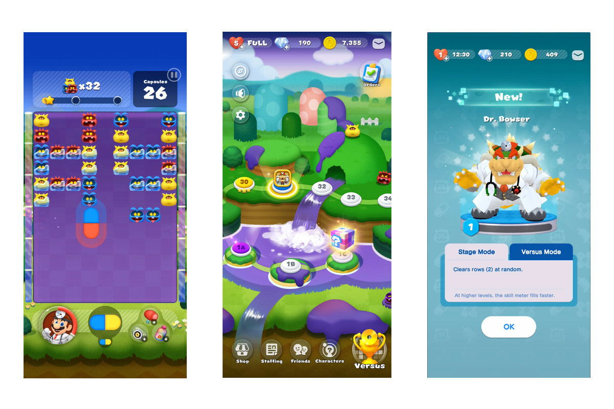 Gameplay di Dr Mario World