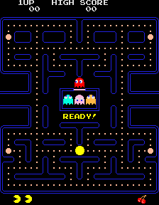 Il gioco di Pac-Man su Messenger