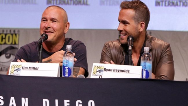 Tim Miller e Ryan Reynolds al Comic Con di San Diego