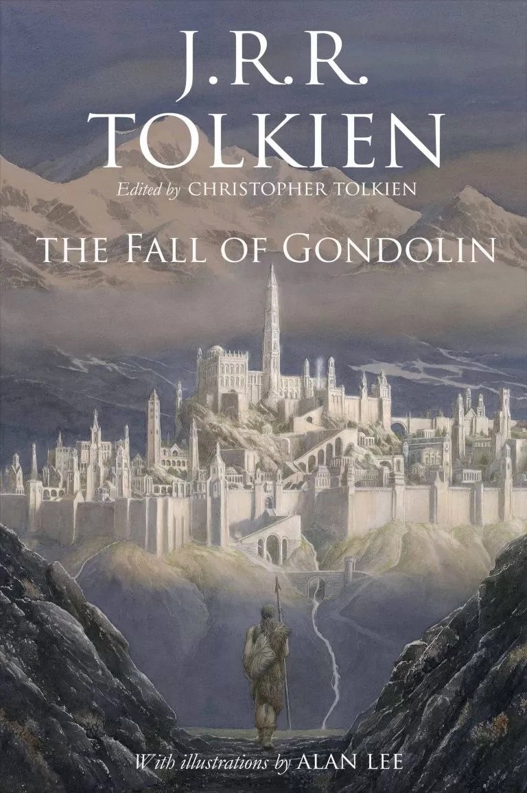 Copertina di The Fall of Gondolin di Tolkien
